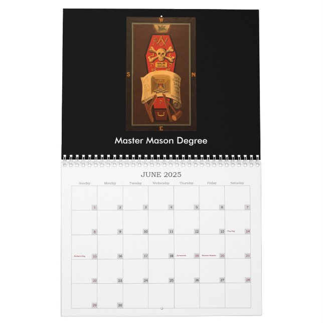 Freemasonry Trestle Board Calendar | Zazzle