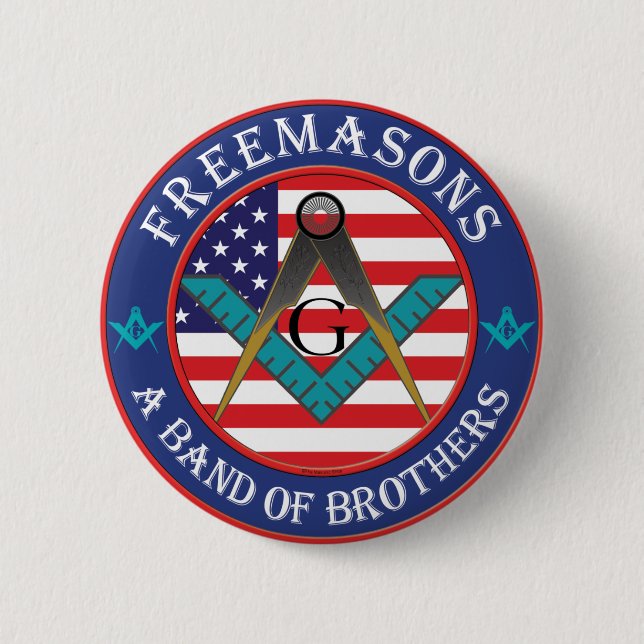 Freemasons - Band of Brothers Button (Front)
