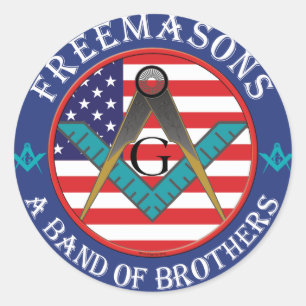 Freemasons - Band of Brothers Classic Round Sticker