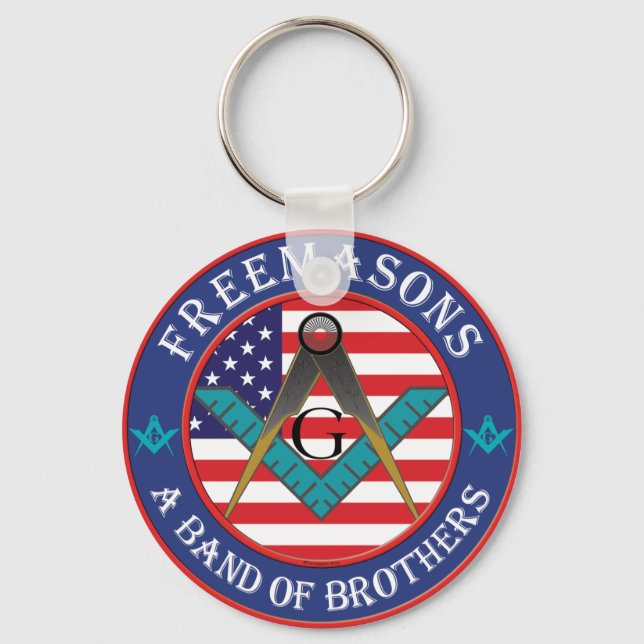 Freemasons - Band of Brothers Keychain (Front)