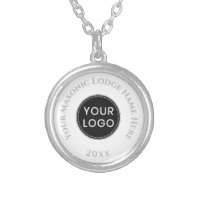 Freemasons Masonic Ladies Night Gift Silver Plated Silver Plated Necklace