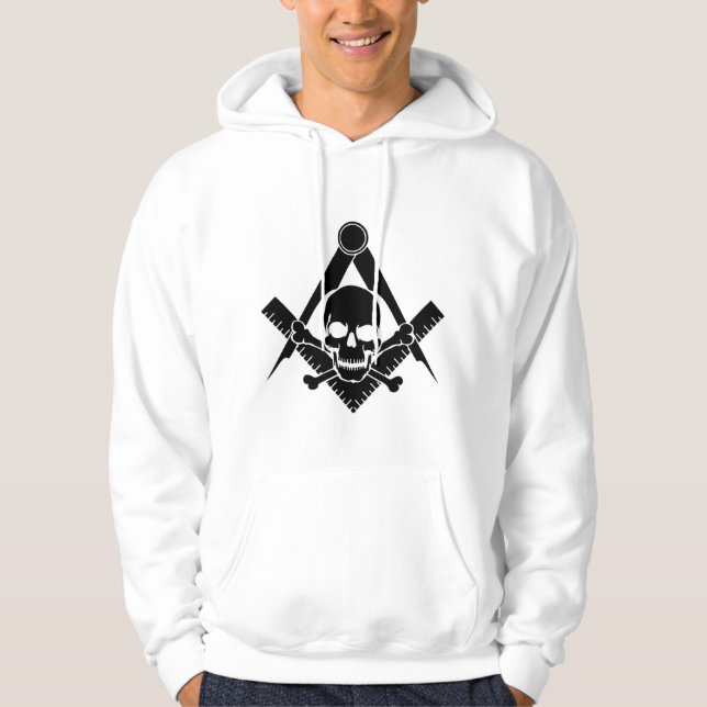 Freemasons Skull and Cross bone  Hoodie (Front)