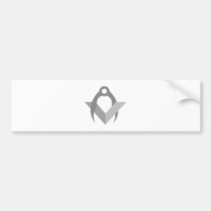 Freemasons Square Compass Bumper Sticker