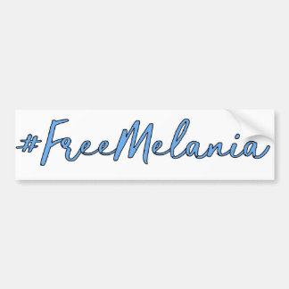 #FreeMelania Bumper Sticker