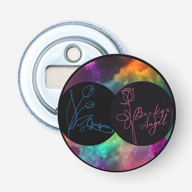 Freenbecky - badge Bottle Opener (Front)