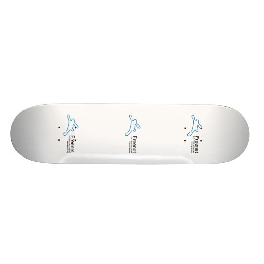 Freenet Bunny and Name Skateboard Deck