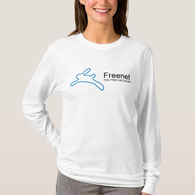Freenet Bunny Text T-Shirt (Front)