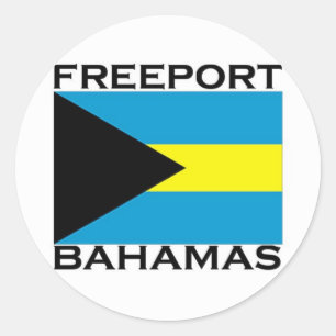 Freeport, Bahamas Classic Round Sticker