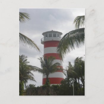 Freeport Bahamas Lighthouse Postcard by frugalmommatobe at Zazzle