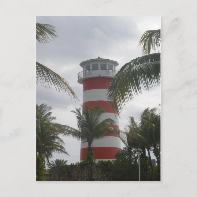 Freeport Bahamas lighthouse Postcard (Front)