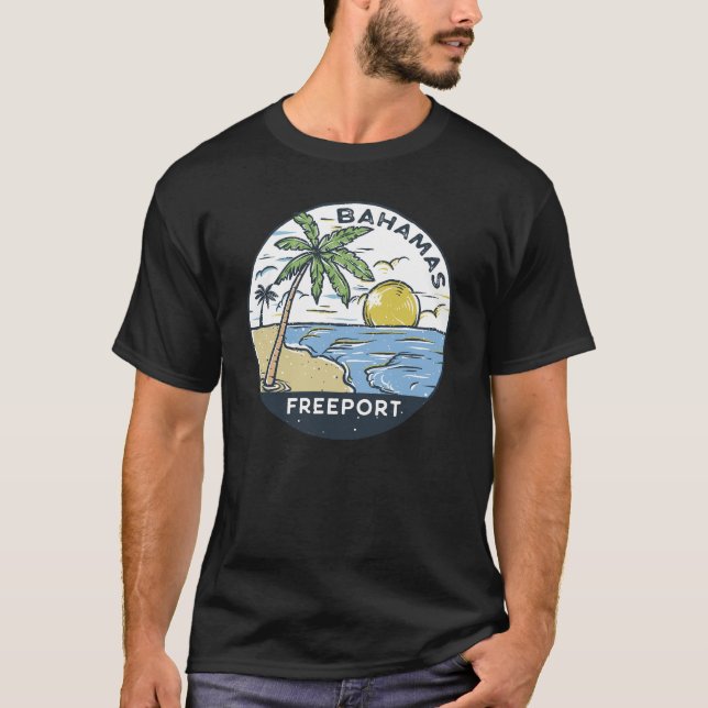 Freeport Bahamas Vintage T-Shirt (Front)