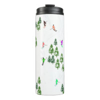 Freeride Alpine Skiers Skiing illustration Ski 