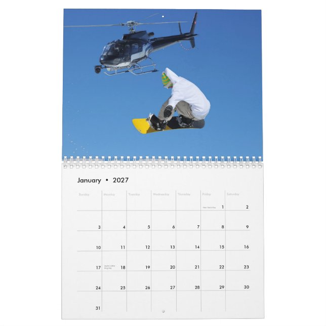 Freeride Jump Calendar 2012 (Jan 2027)