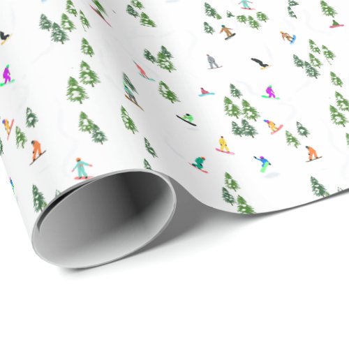 Freeride Snowboard Snowboarder Snowboarding  Wrapping Paper