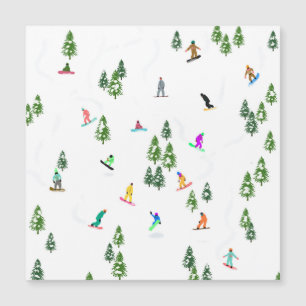 Freeride Snowboarder Snowboarding Illustration  