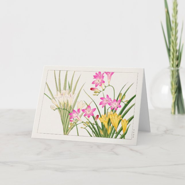 Freesia by Tanigami Konan Card (Front)