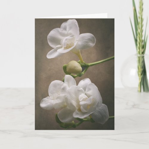 Freesia flowers card