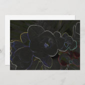 freesia flowers outlined (Front/Back)