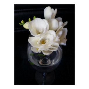 freesia night cup poster