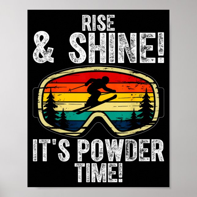 Freeskiing ski goggles freestyle-skiing poster (Front)