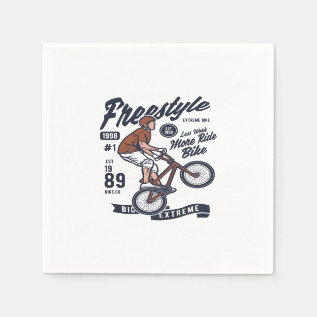Freestyle Bike Napkins (Front)