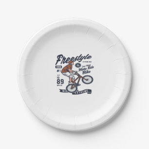 Freestyle Bike Paper Plates