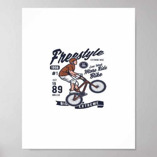 Freestyle Bike Poster