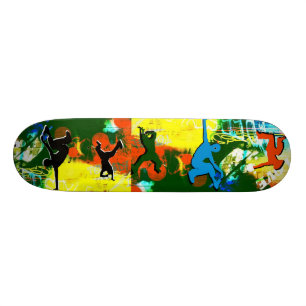 Freestyle Break Dance Graffiti Hip Hop Skateboard Deck