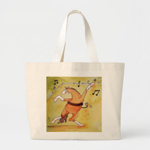 Freestyle Dressage Dancing Horse tote bag