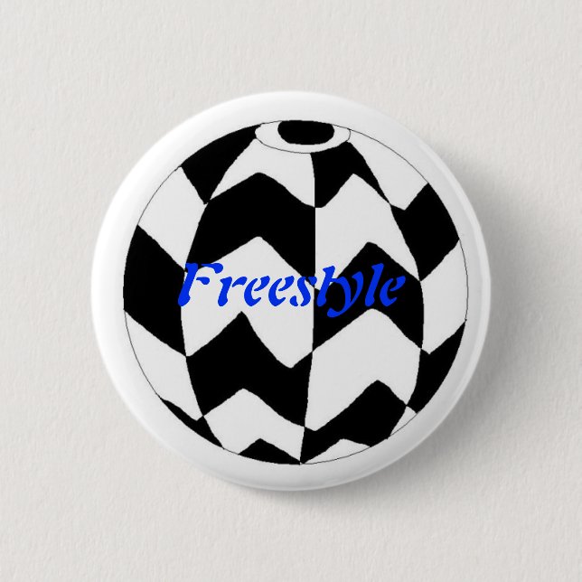 Freestyle Pinback Button (Front)