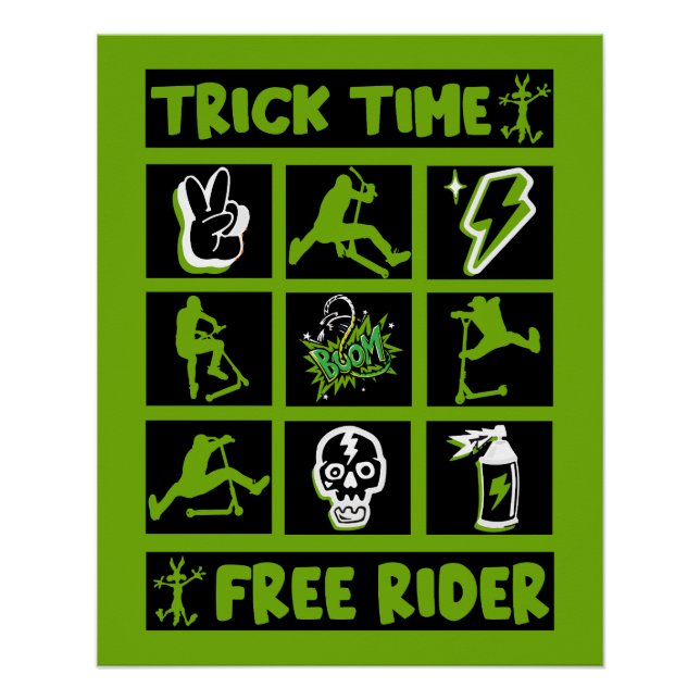 freestyle scooter poster (Front)