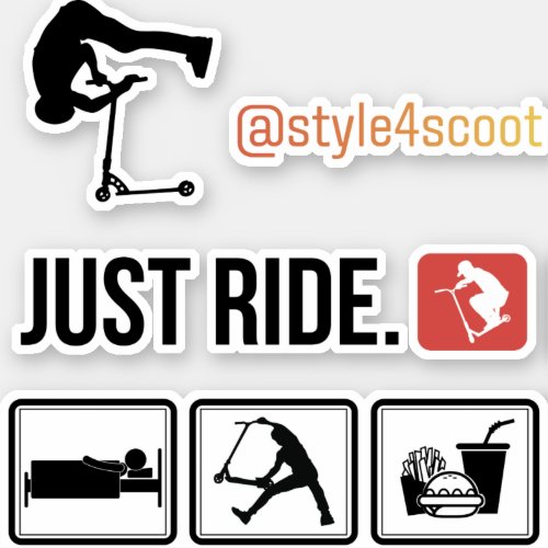 Freestyle scooter sticker pack 2