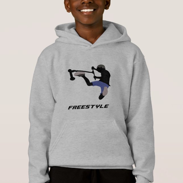 Freestyle scooter stunt hoodie (Front)
