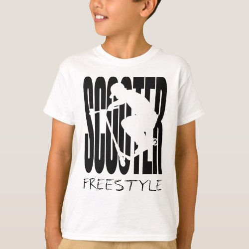 Freestyle scooter stunt T_Shirt