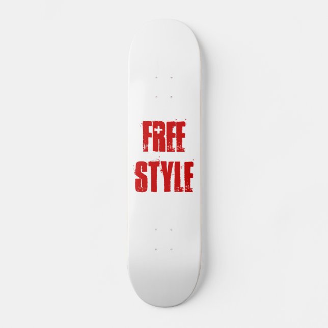 FREESTYLE SKATEBOARD DECK (Front)