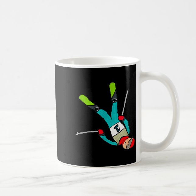 Freestyle skiing  coffee mug (Right)