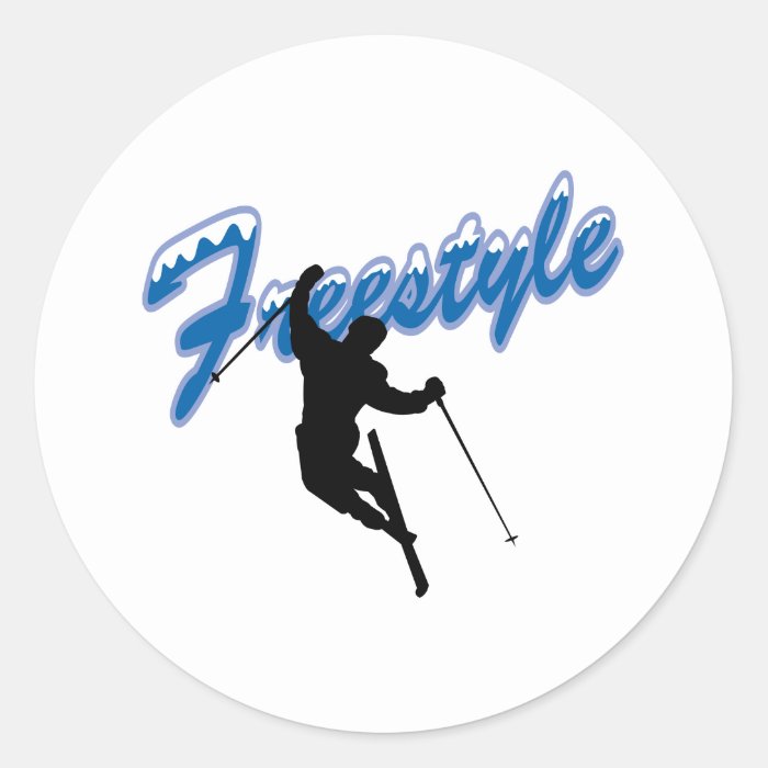 Freestyle Skiing Stickers