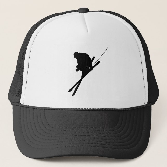 Freestyle skiing trucker hat (Front)