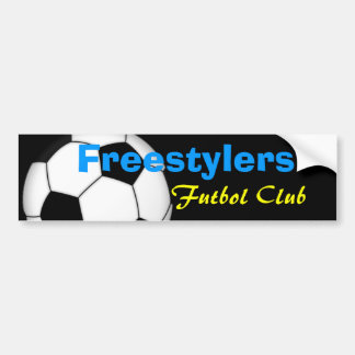 Freestylers futbol club bumper sticker