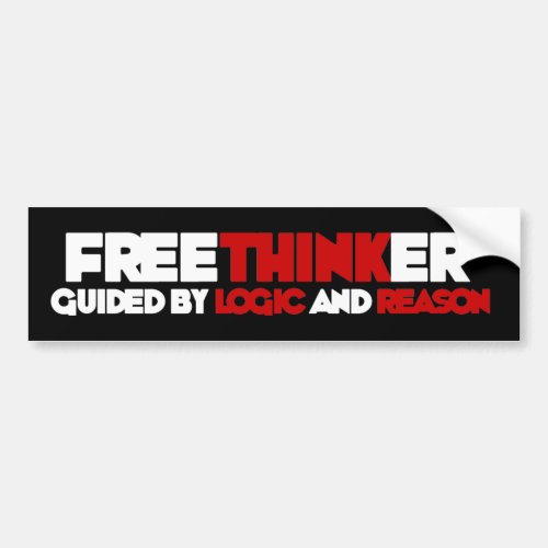 Freethinker Bumper Sticker