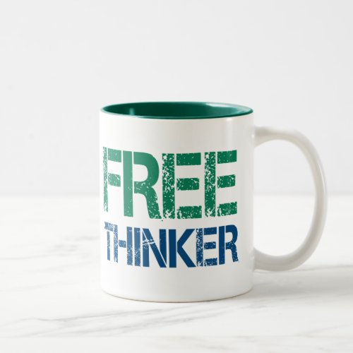 freethinker Two_Tone coffee mug