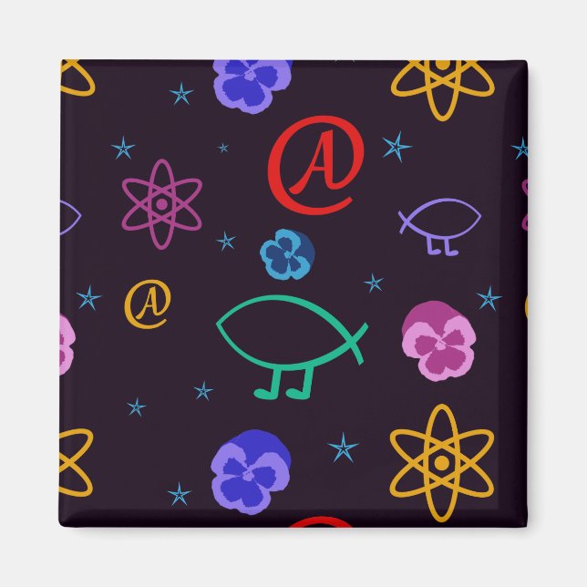 Freethought Atheist Customizable Magnet (Front)