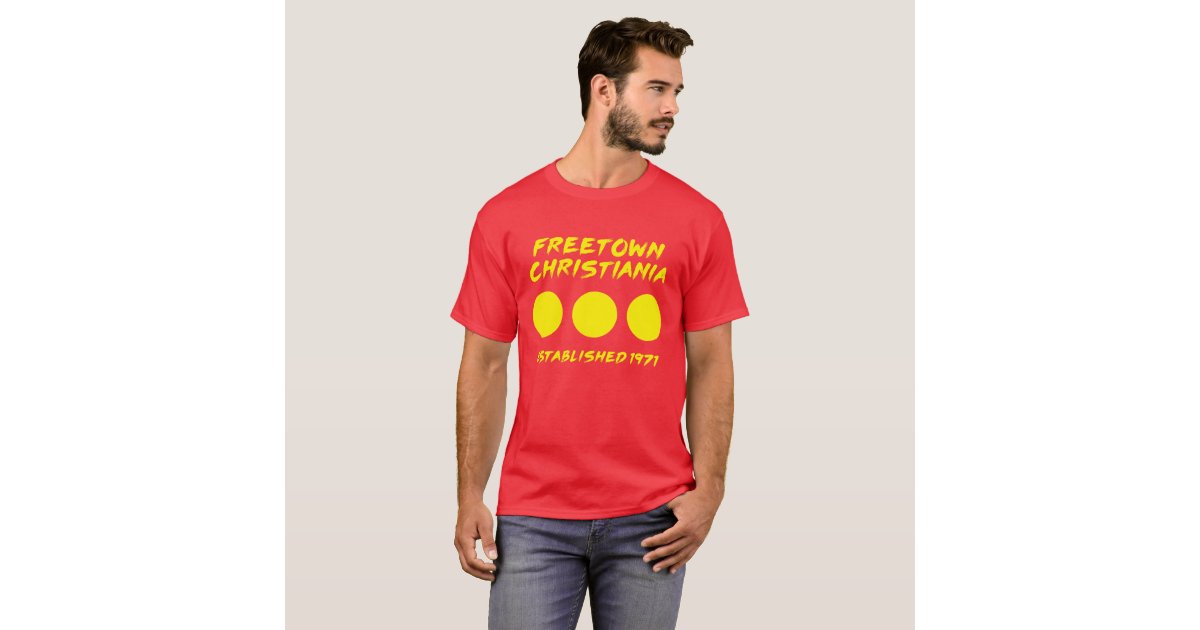 Christiania Denmark T-shirt | Zazzle