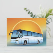 FreeVector-Bus Transportation travel touring (Standing Front)