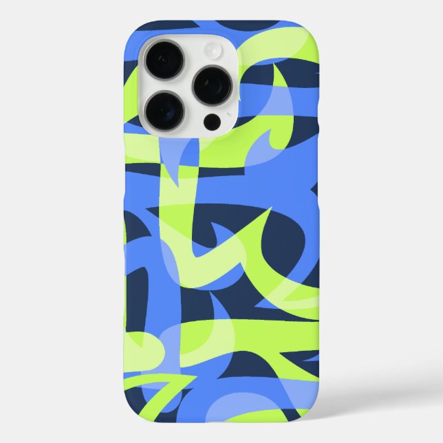 Freeway Abstract Retro Psychedelic Case-Mate iPhone Case (Back)