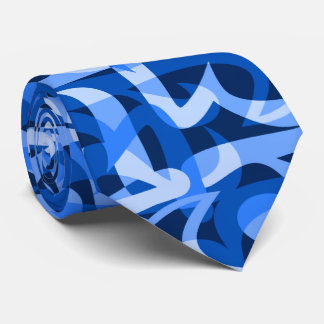 Freeway Abstract Retro Two-Side Print Tie