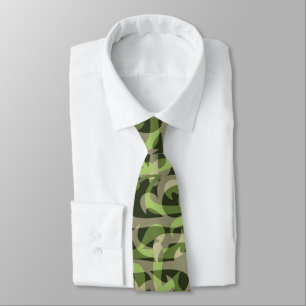 Freeway Abstract Retro Two-Side Print Tie