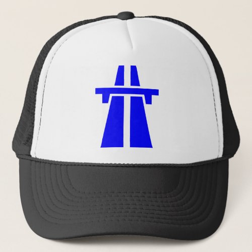 Freeway Motorway Autobahn _ Blue Trucker Hat