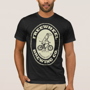 Freewheel Brewing Co. Logo - Cream (front only) T-Shirt