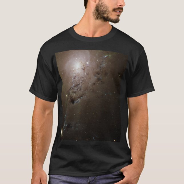 Freewheeling Galaxies Collide in a Blaze of Star B T-Shirt (Front)